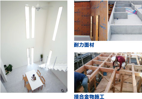 耐力面材・接合金物施工